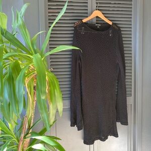 Open Knit Dress